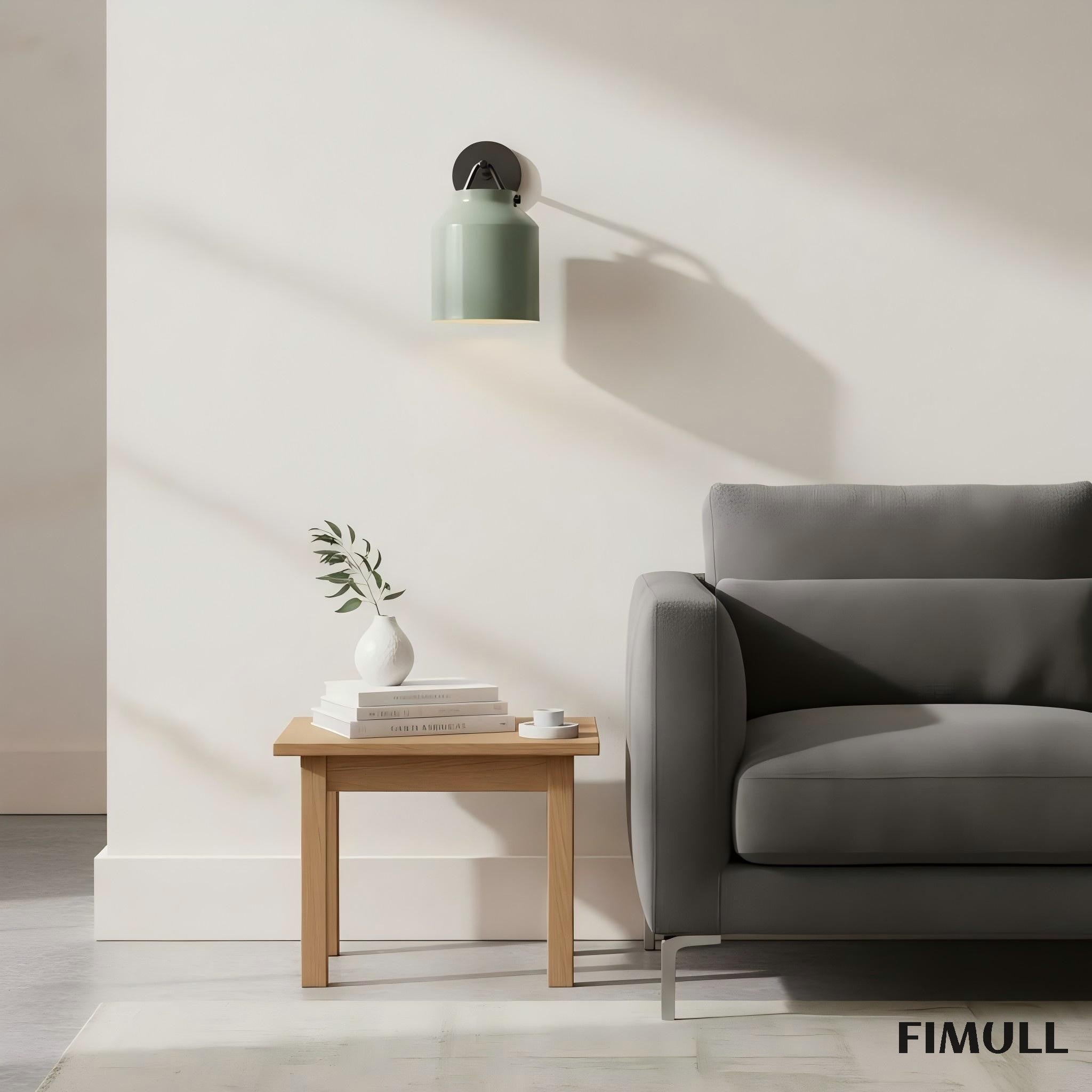 Hanton Brass Damp Rated Sconce - Modern Glass Wall Light for Bathroom