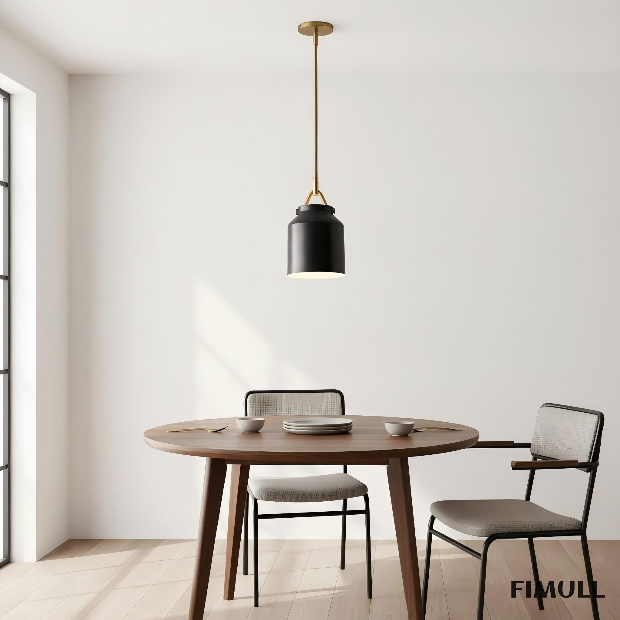 Hanton Metal Pendant Light - Modern Hanging Lamp for Dining Room