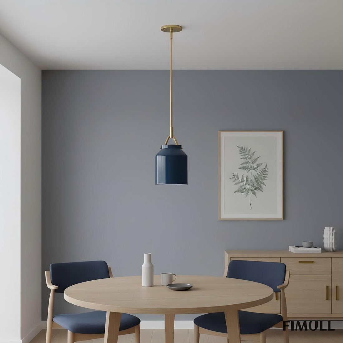Hanton Metal Pendant Light - Modern Hanging Lamp for Dining Room