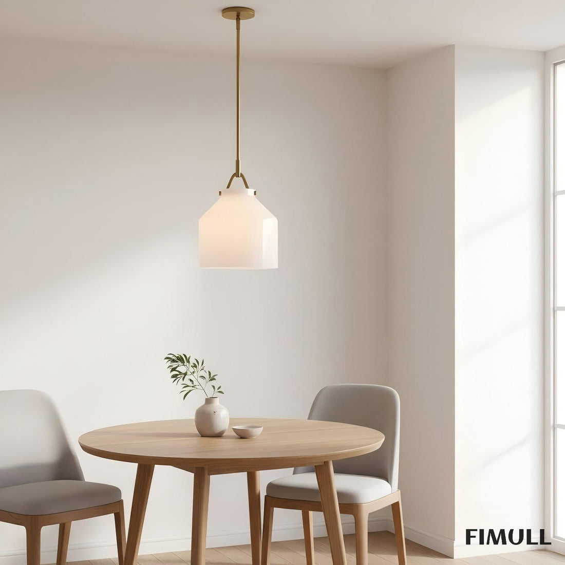 Hanton Metal Pendant Light - Modern Hanging Lamp for Dining Room