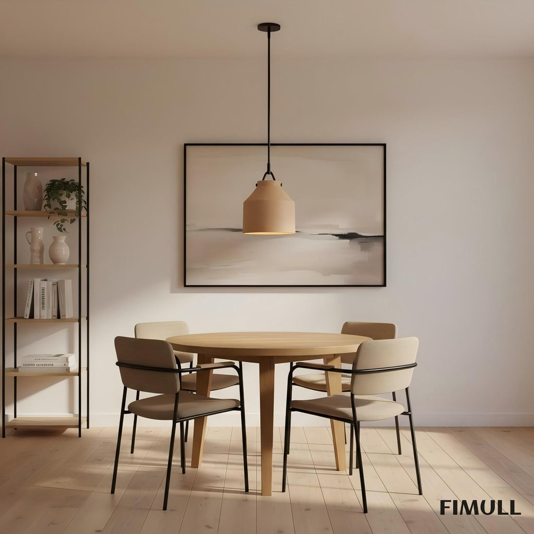 Hanton Metal Pendant Light - Modern Hanging Lamp for Dining Room