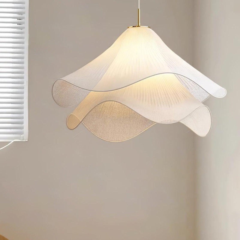 Creative Design Wavy Fabric Pendant Light