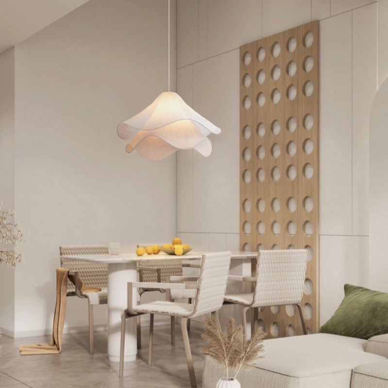 Creative Design Wavy Fabric Pendant Light