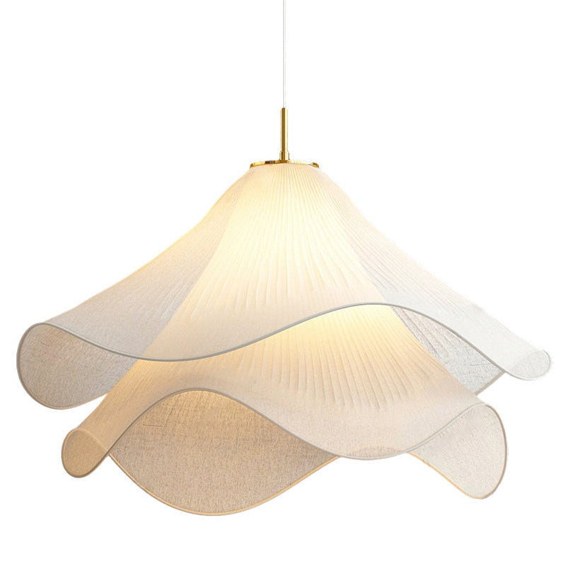 Creative Design Wavy Fabric Pendant Light