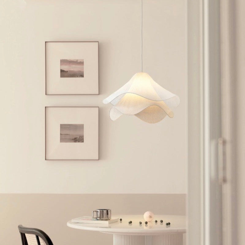 Creative Design Wavy Fabric Pendant Light