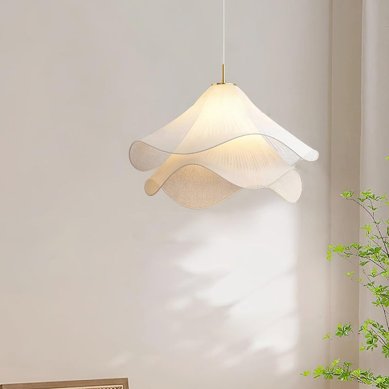 Creative Design Wavy Fabric Pendant Light