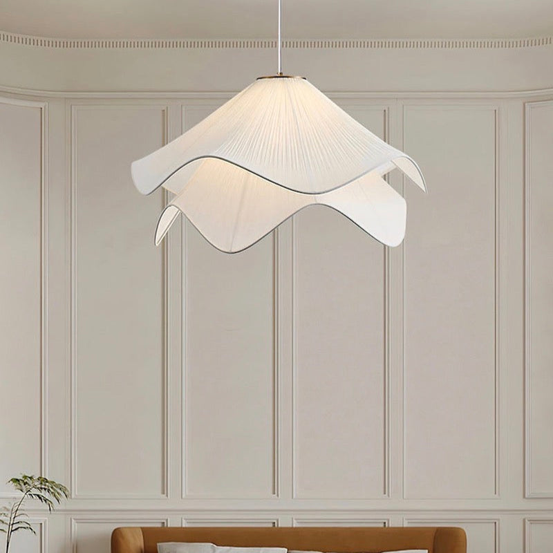 Creative Design Wavy Fabric Pendant Light