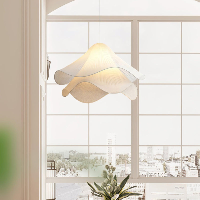 Creative Design Wavy Fabric Pendant Light