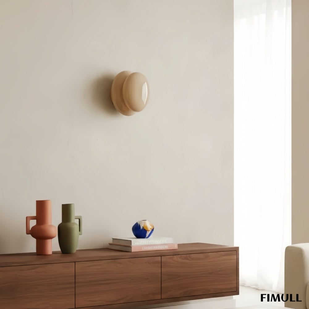 Orra Colorful Opal Glass Wall Lamp - Modern Decorative Wall Sconce for Living Areas