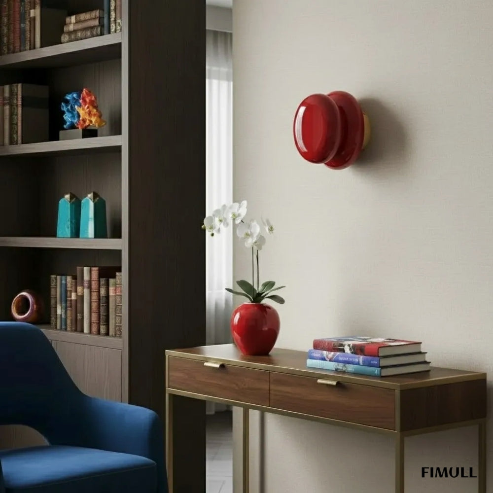 Orra Colorful Opal Glass Wall Lamp - Modern Decorative Wall Sconce for Living Areas