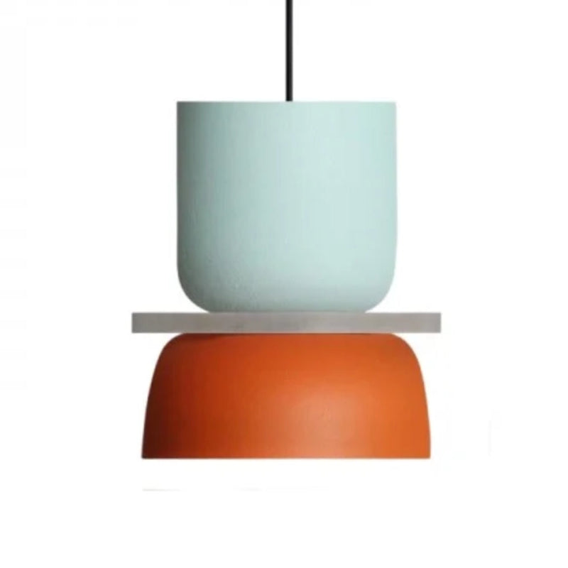 Colorful Macaron Bowl Shade Acrylic Pendant Light