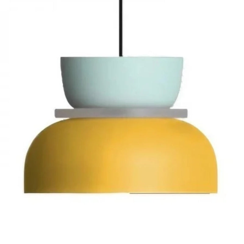 Colorful Macaron Bowl Shade Acrylic Pendant Light