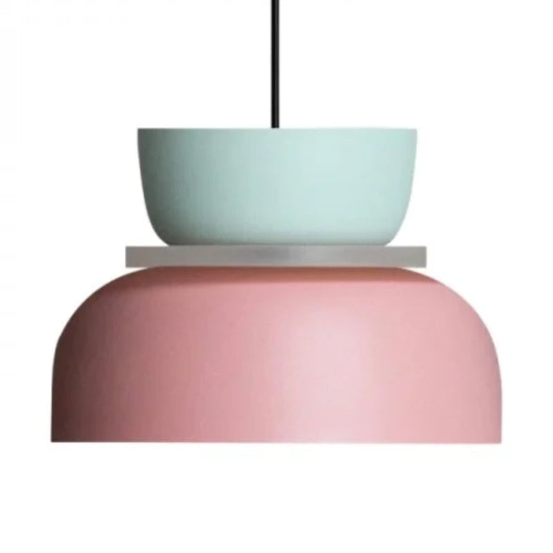 Colorful Macaron Bowl Shade Acrylic Pendant Light