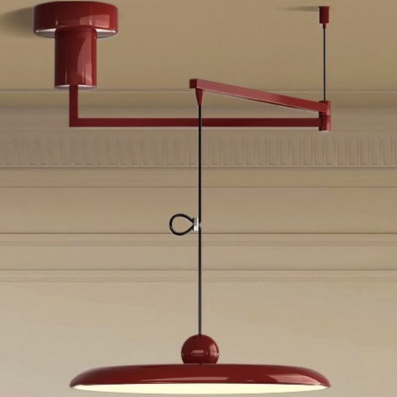 Minimalist Adjustable Swing Arm Pendant Light For Dining Room