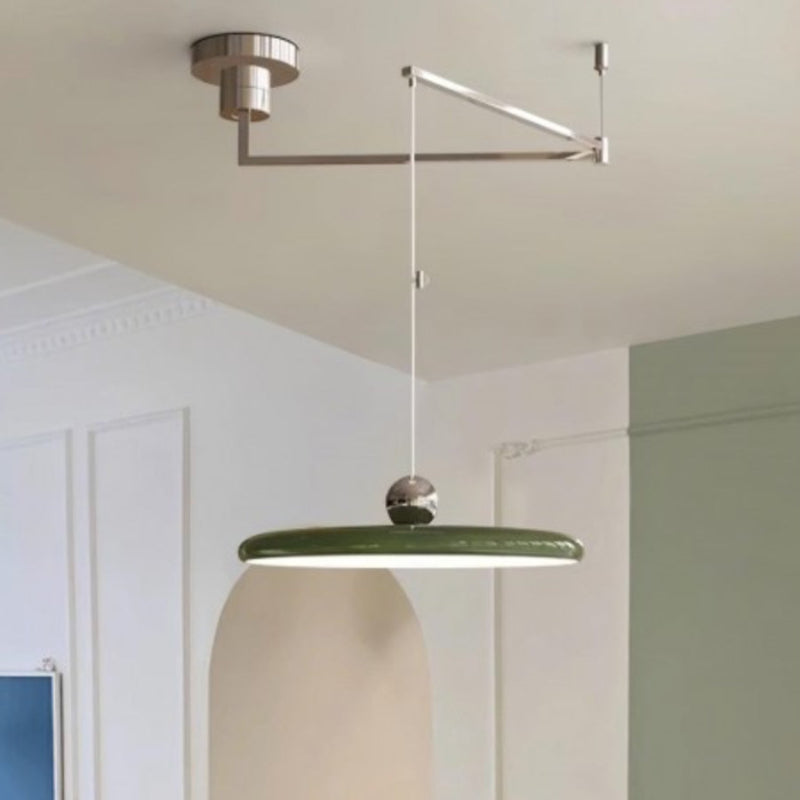 Minimalist Adjustable Swing Arm Pendant Light For Dining Room