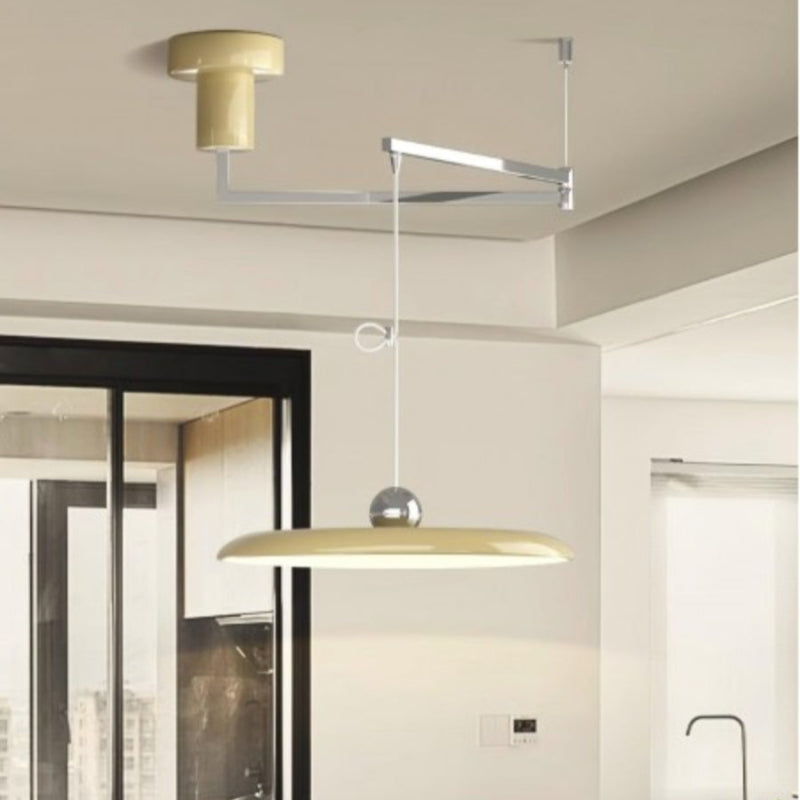 Minimalist Adjustable Swing Arm Pendant Light For Dining Room