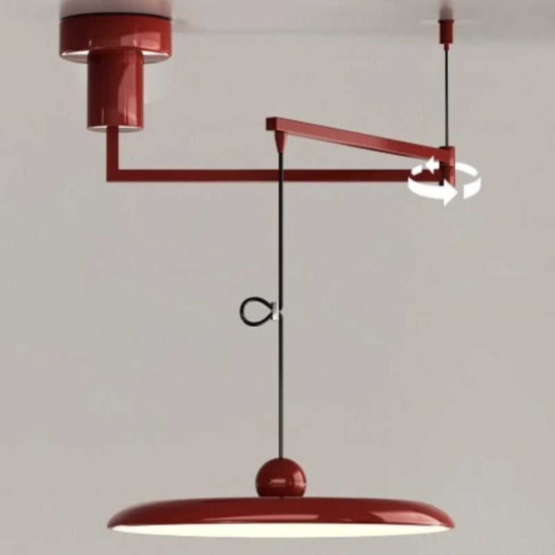 Minimalist Adjustable Swing Arm Pendant Light For Dining Room