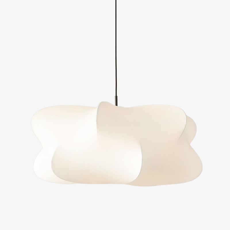 Modern Cloud Silk Drum Pendant Light