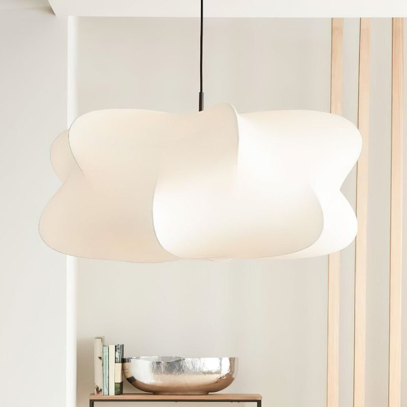 Modern Cloud Silk Drum Pendant Light