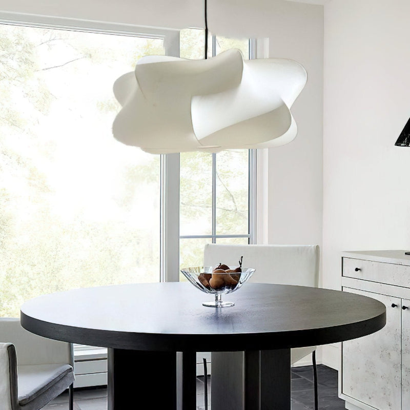 Modern Cloud Silk Drum Pendant Light