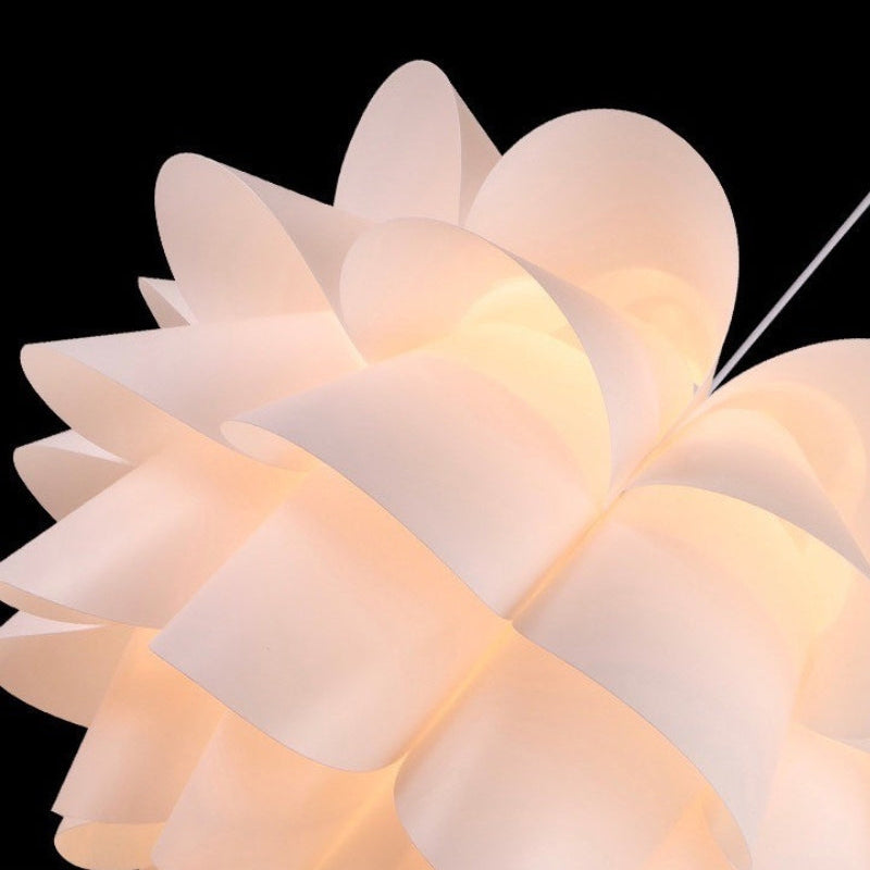 Moderne Lotus Art Deco Acryl Pendelleuchte