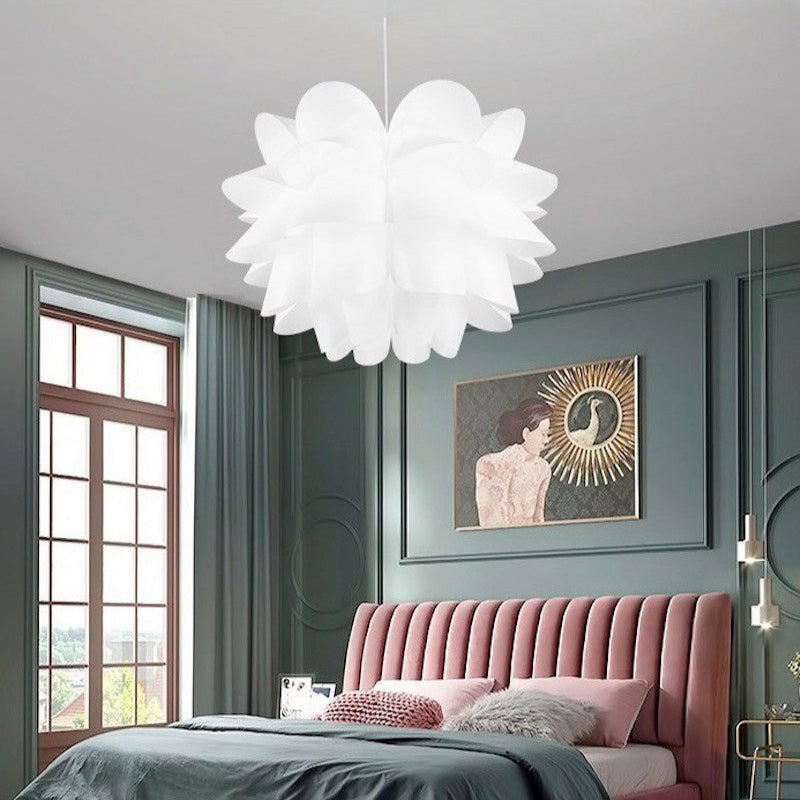 Moderne Lotus Art Deco Acryl Pendelleuchte