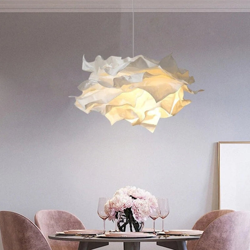 Creative Handmade Cloud Origami Pendant Light