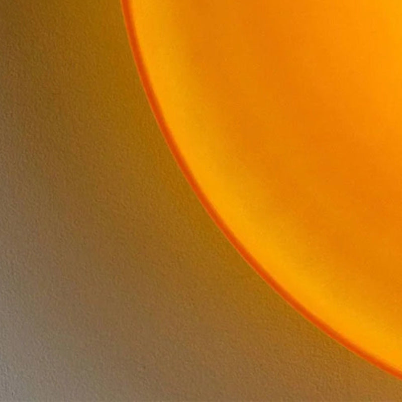 Modern Disc Morandi Colorful Glass Pendant Light