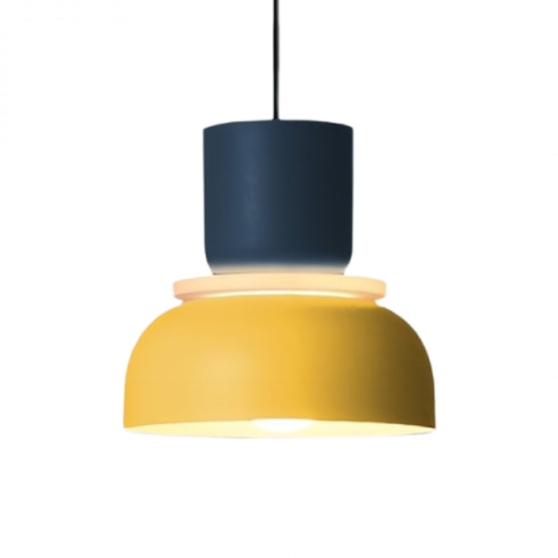Colorful Macaron Bowl Shade Acrylic Pendant Light
