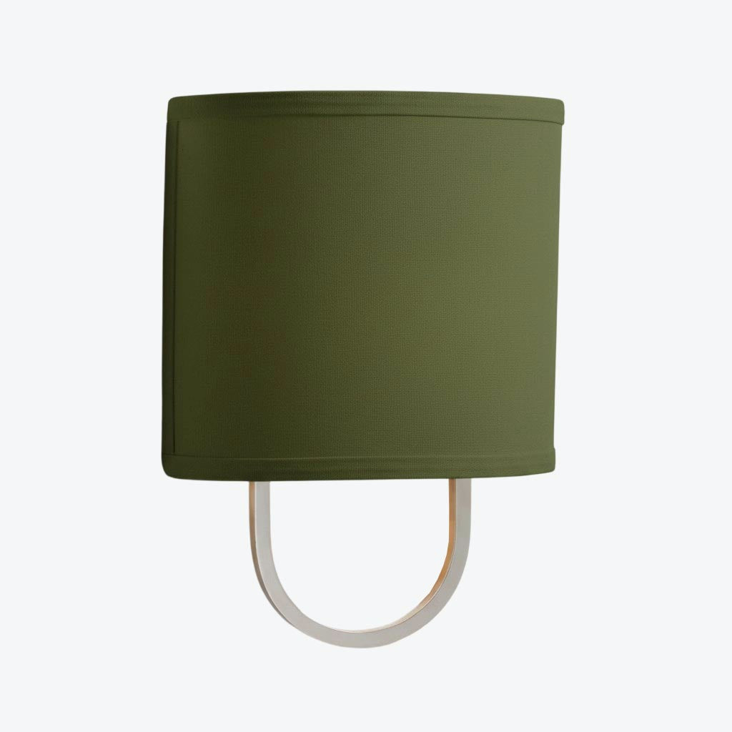 Nolvara Elegant Wall Light Featuring Soft Shade and Metal Arm