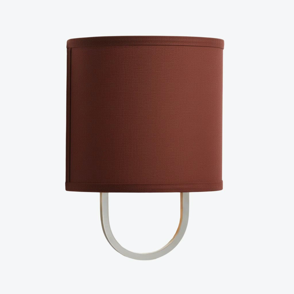 Nolvara Elegant Wall Light Featuring Soft Shade and Metal Arm