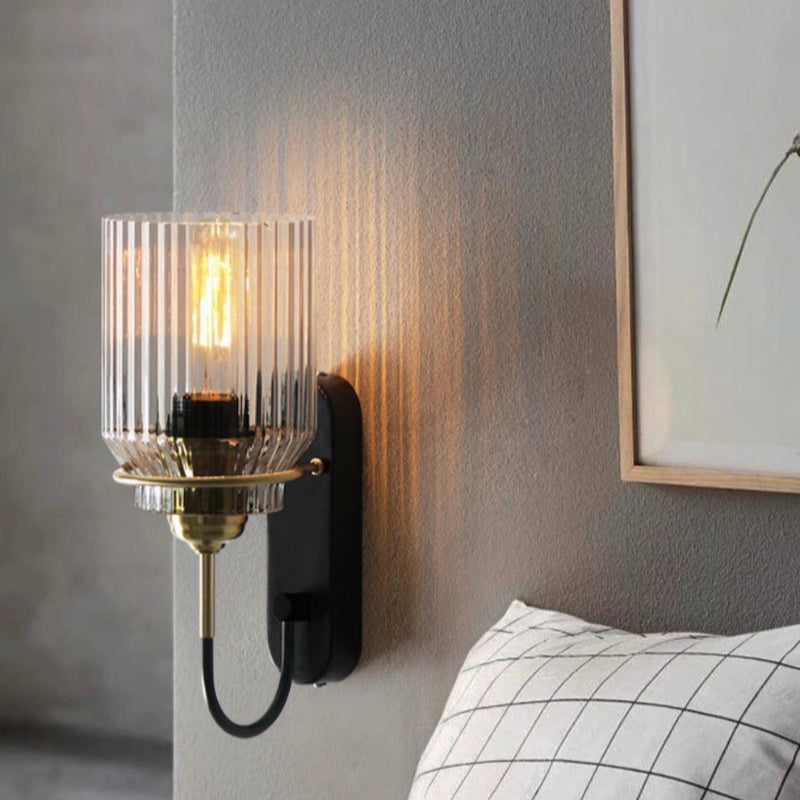 Nordische Säulen-Glasspiegel-Frontwandlampe