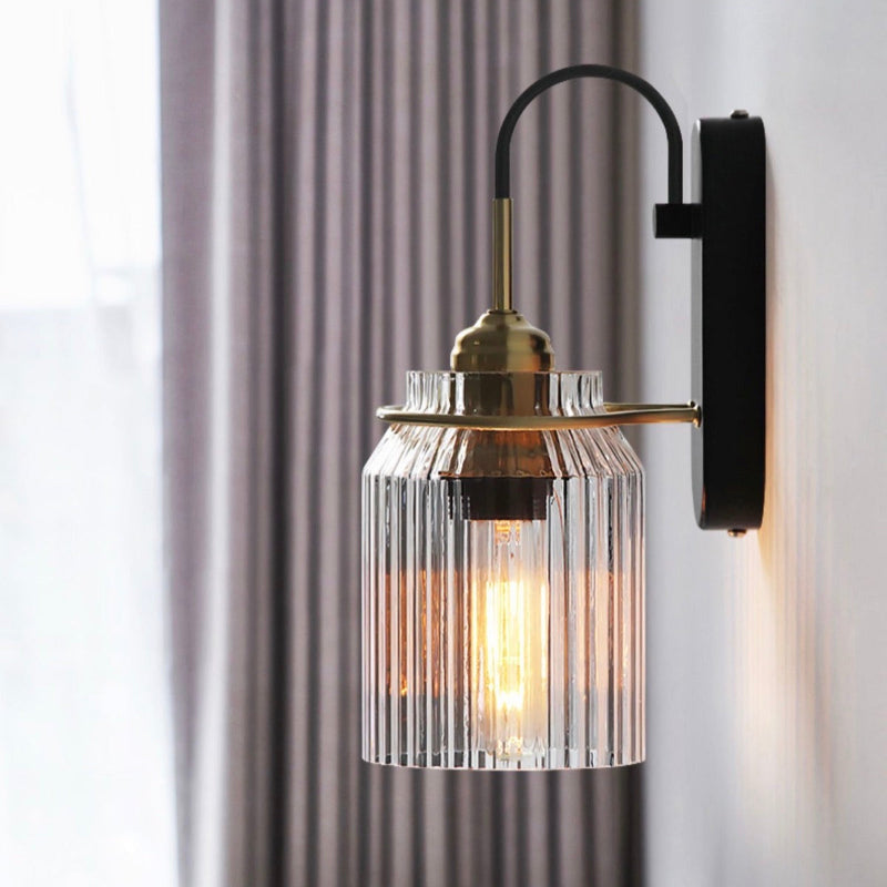 Nordische Säulen-Glasspiegel-Frontwandlampe