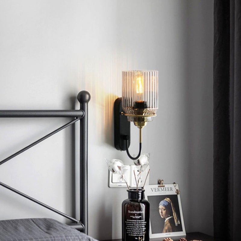 Nordische Säulen-Glasspiegel-Frontwandlampe