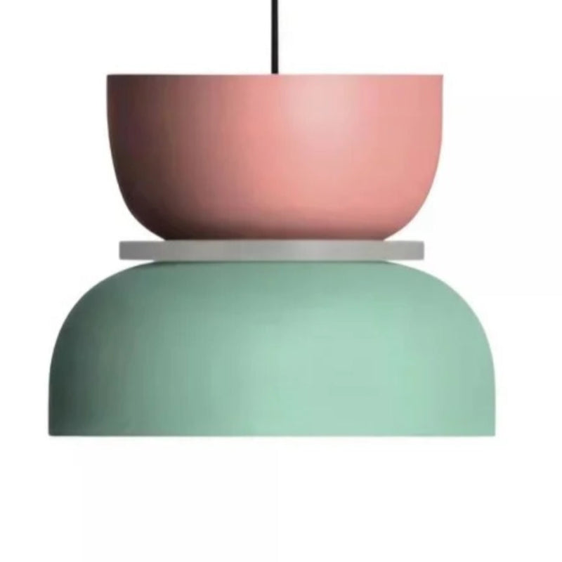 Colorful Macaron Bowl Shade Acrylic Pendant Light