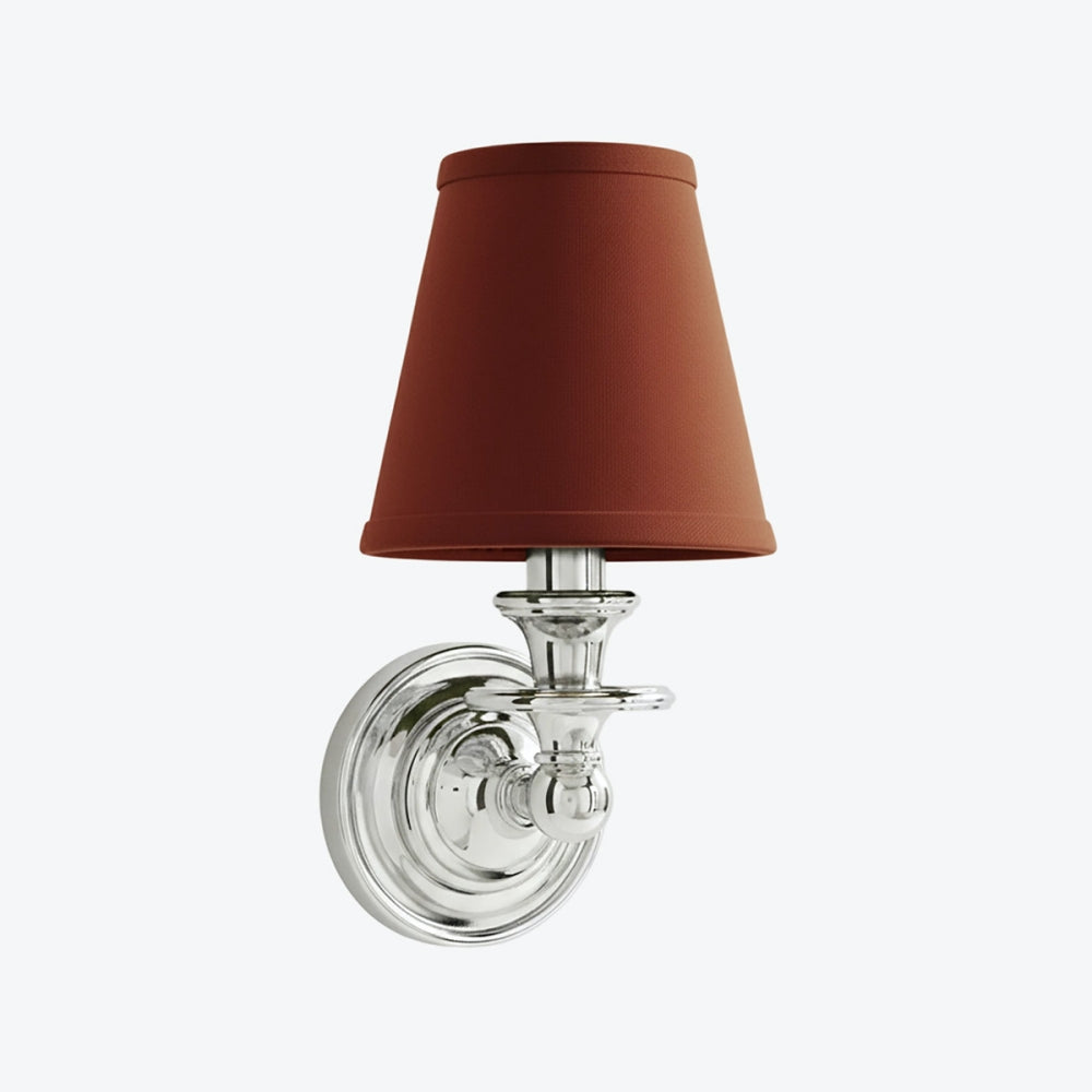 Kalvora Fabric Shade Wall Sconce - Stylish Accent Lighting for Bedroom & Hallway