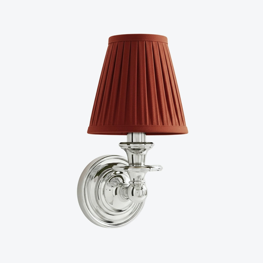 Kalvora Fabric Shade Wall Sconce - Stylish Accent Lighting for Bedroom & Hallway