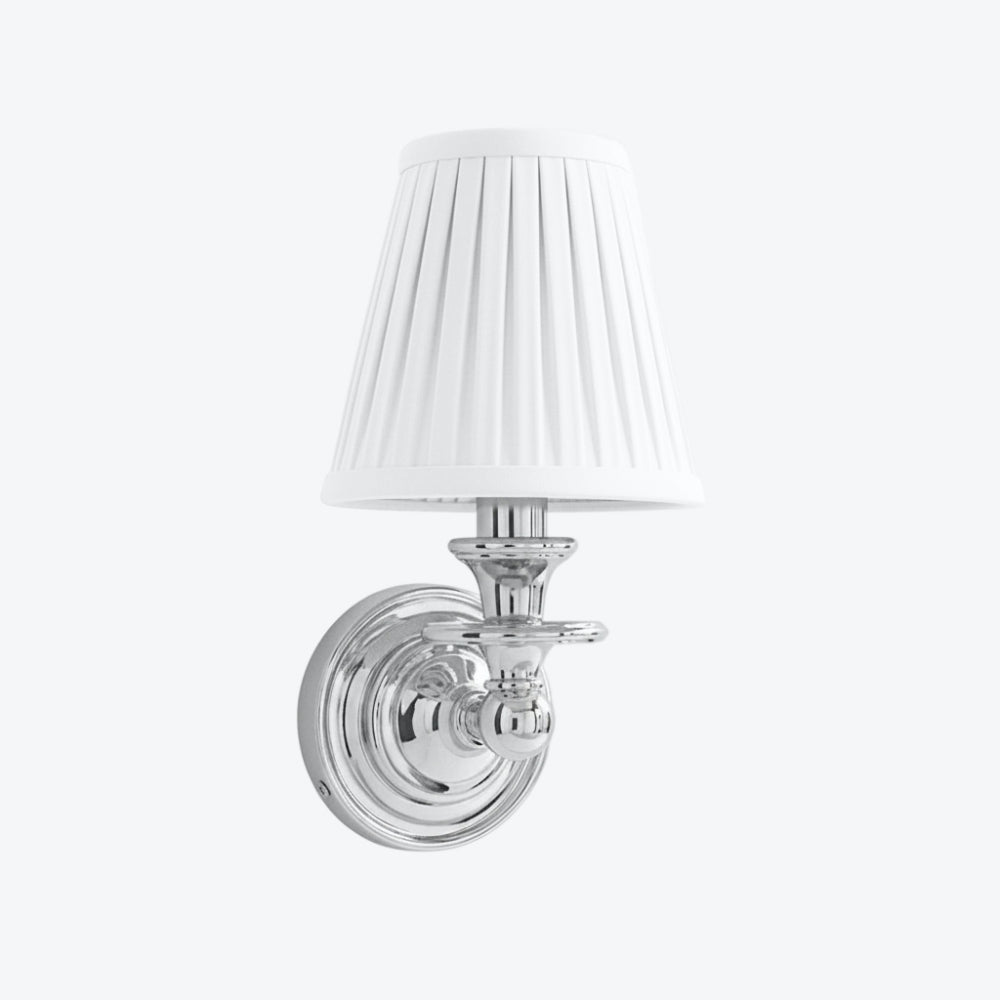 Kalvora Fabric Shade Wall Sconce - Stylish Accent Lighting for Bedroom & Hallway