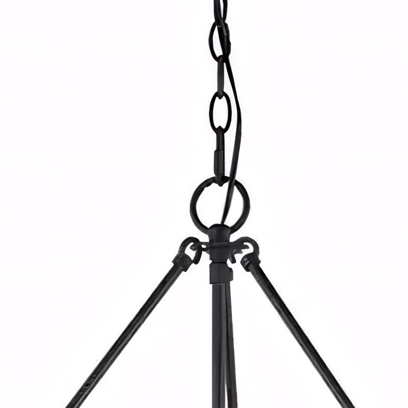 Industrial Cage Drum Pendant Light For Dinning Room