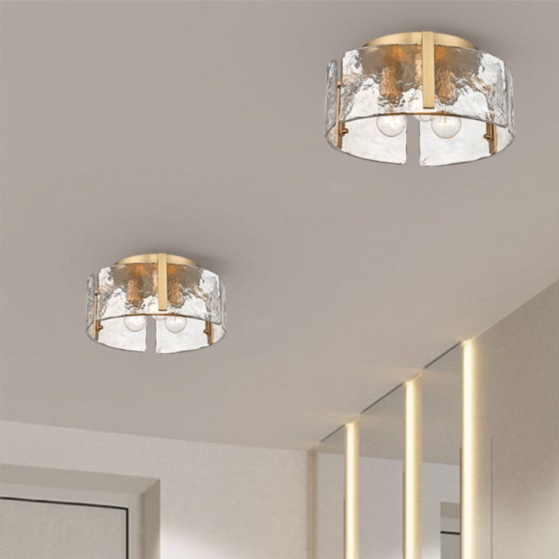 Strukturglas Luxus Modern Deckenleuchte