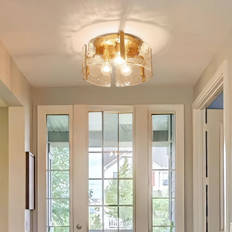 Strukturglas Luxus Modern Deckenleuchte