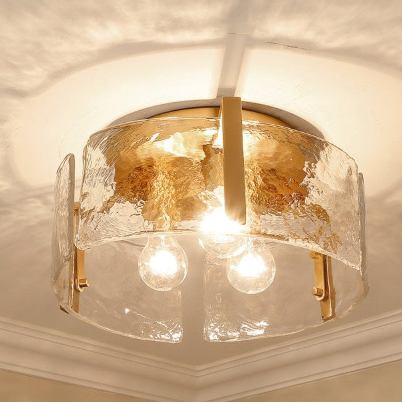 Strukturglas Luxus Modern Deckenleuchte