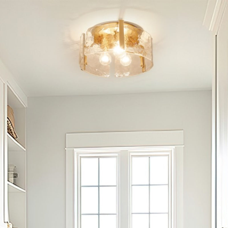 Strukturglas Luxus Modern Deckenleuchte