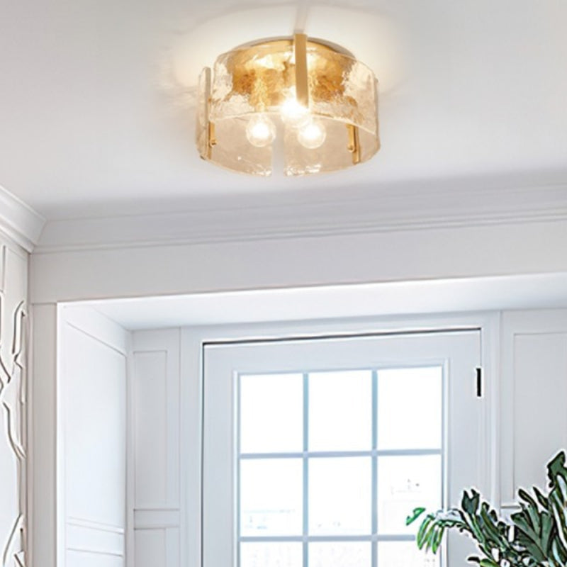 Strukturglas Luxus Modern Deckenleuchte