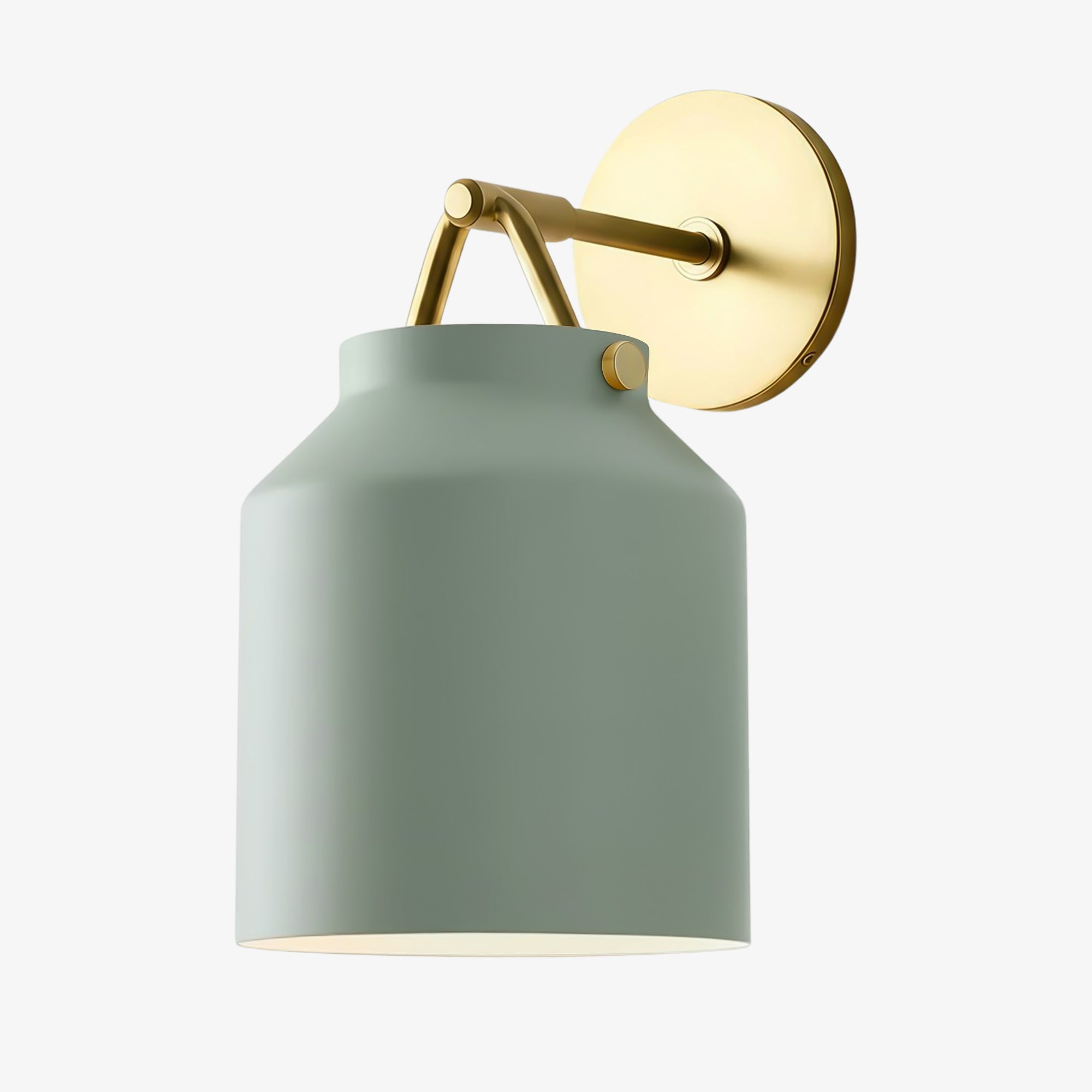 Hanton Wandleuchte aus Messing mit Feuchtraumschutz – Moderne Wandleuchte aus Glas für das Badezimmer