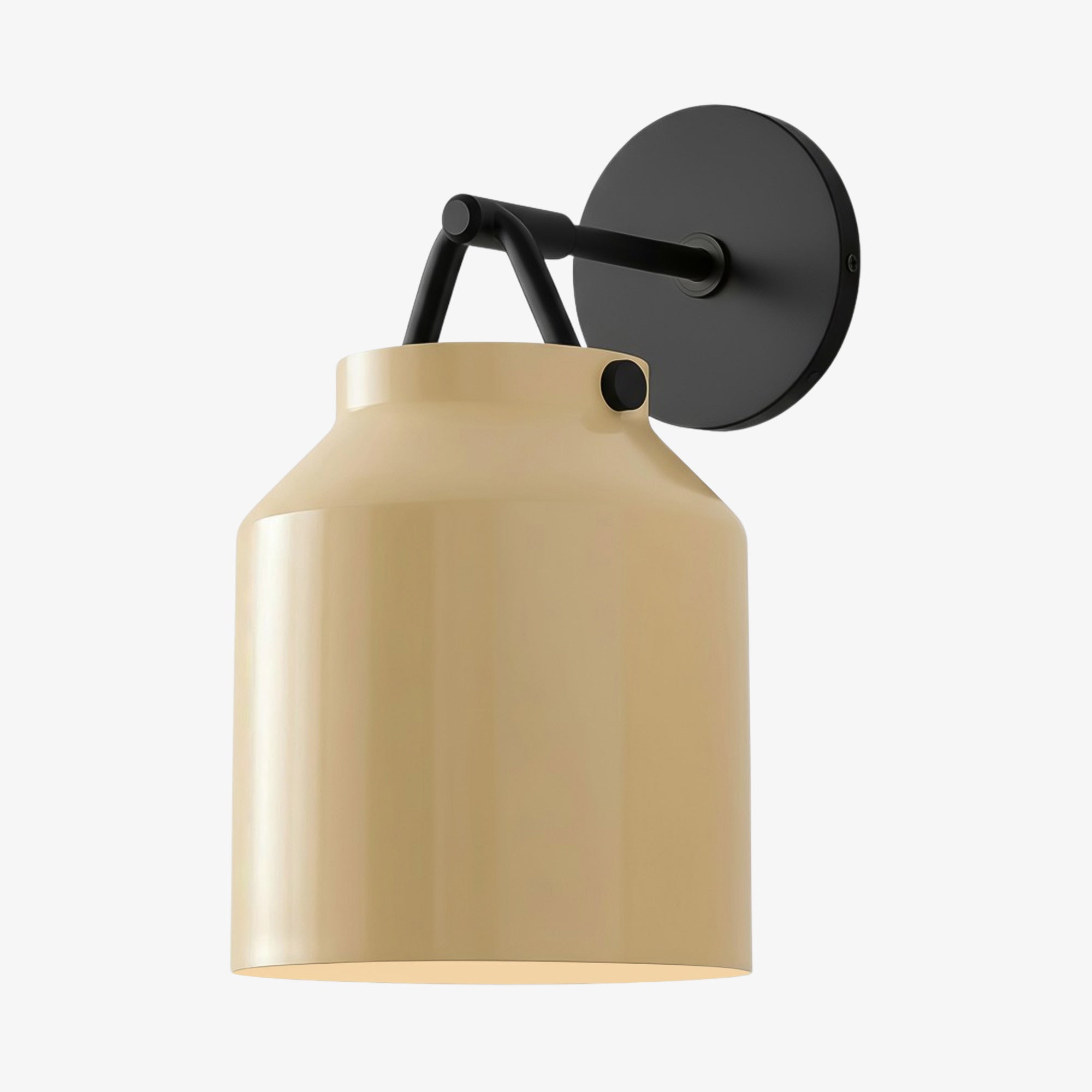 Hanton Wandleuchte aus Messing mit Feuchtraumschutz – Moderne Wandleuchte aus Glas für das Badezimmer