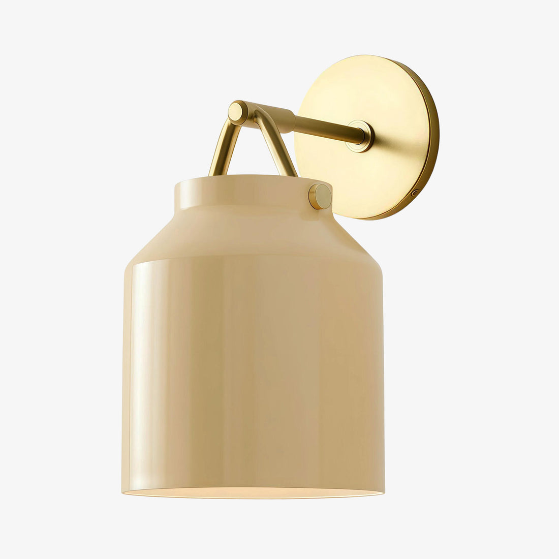Hanton Wandleuchte aus Messing mit Feuchtraumschutz – Moderne Wandleuchte aus Glas für das Badezimmer