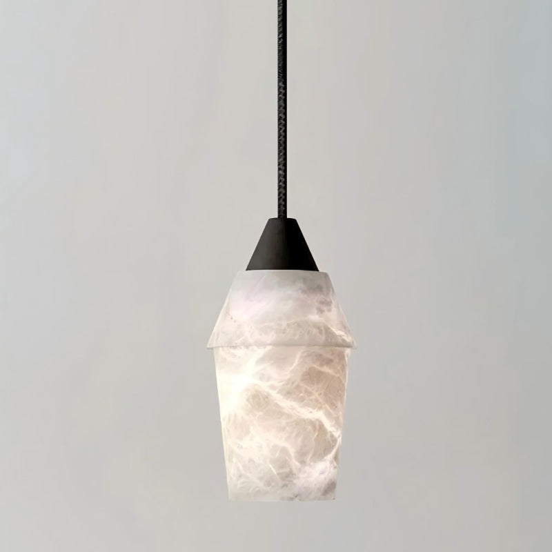 Elegante Marmorstruktur Pendelleuchte