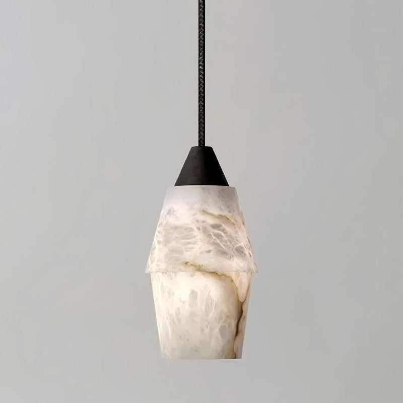 Elegante Marmorstruktur Pendelleuchte