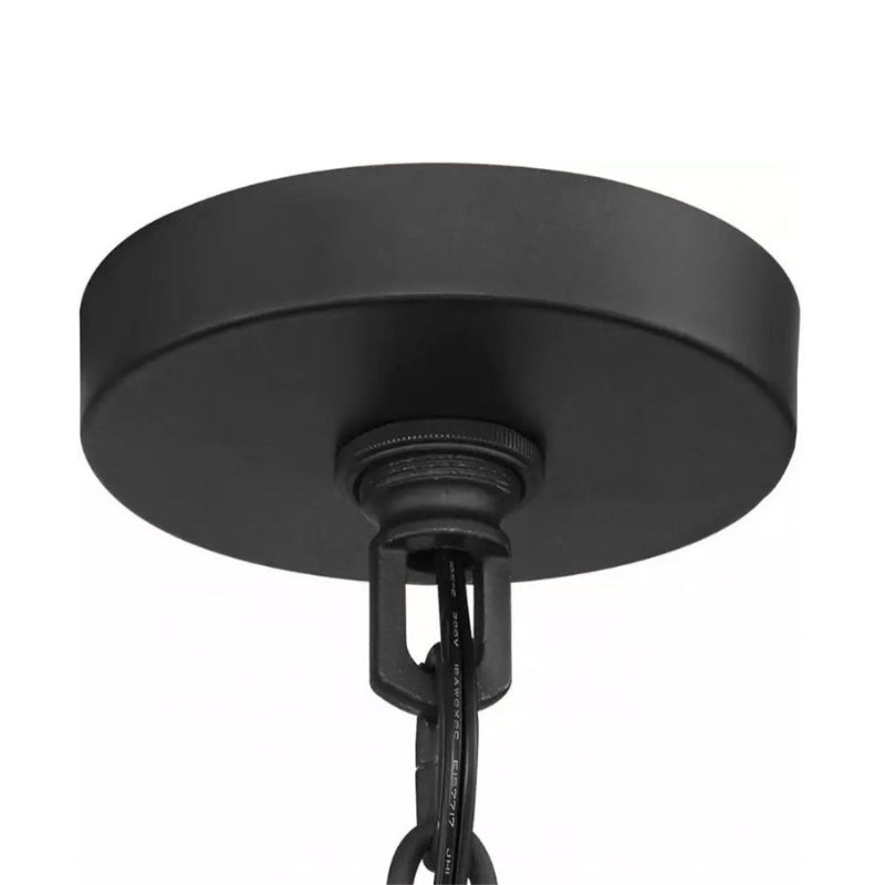 Drum Retro Industrial Hollow Design Pendant Light